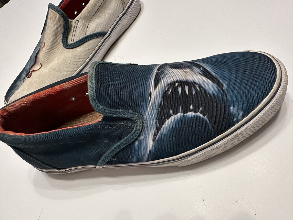 Sperry X Jaws 40th Anniversary Shark Attack Slip On Boat 