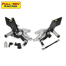 FULL-REV For YAMAHA YZF R3 15-23 Rearset Foot pegs Footrest (PRO Carbon Version)