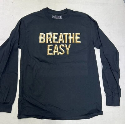 PARADISE SQUARE A NEW MUSICAL BREATHE EASY LONG SLEEVE UNISEX TEE NEW OFFICIAL