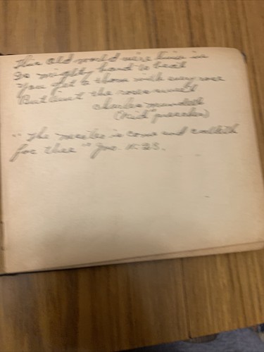 VINTAGE Student Autographs Book El Paso Texas Autograph Album 1915 Minnie Belle - Picture 12 of 24