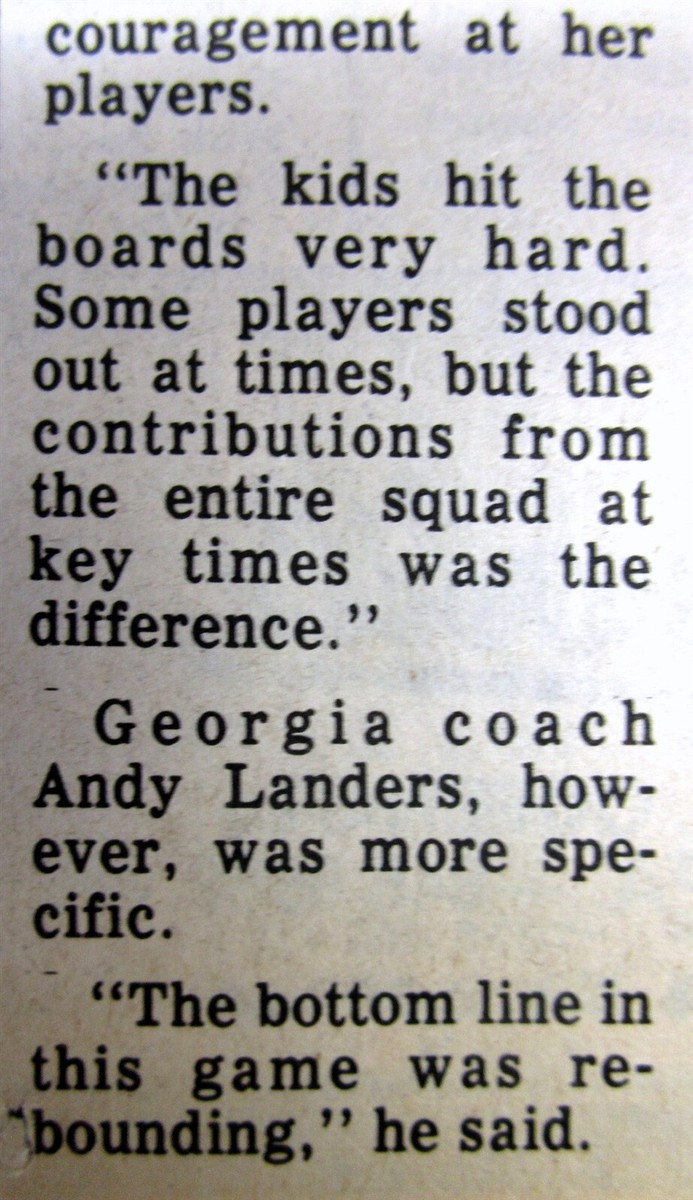 1985 newspaper OLD DOMINION UNIVERSITY wins WOMEN'S NCAA