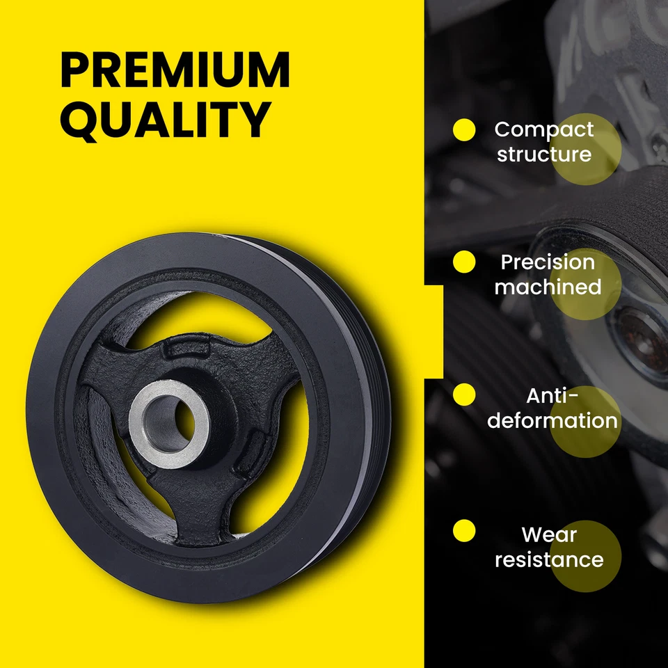 Equilibrador armónico adecuado 08-10 Chrysler Town Country 07-11 Dodge Grand Caravan Foto 4 de 4