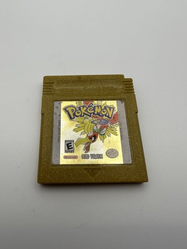 POKEMON GOLD VERSION - 100% ORIGINAL - USA - 100% ENGLISH - KEEPS SAVEGAME -RARE