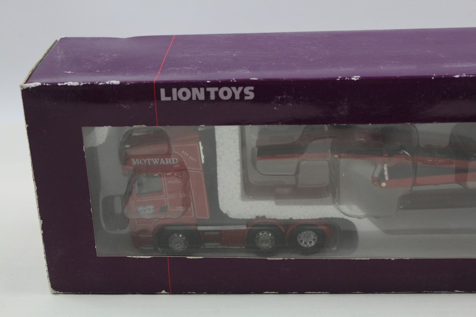 Boxed Lion Toys Diecast Model Motward Freight Lorry & Trailer Scale 1