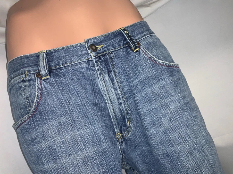 Indigo Palms Original Fit Jeans 36x34 Medium Blue Cotton Hong Kong YGI E1-290 - Image 3 of 4