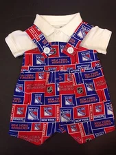 NHL New York Rangers Baby Infant Toddler Boys Jumper Overalls * YOU PICK SIZE *
