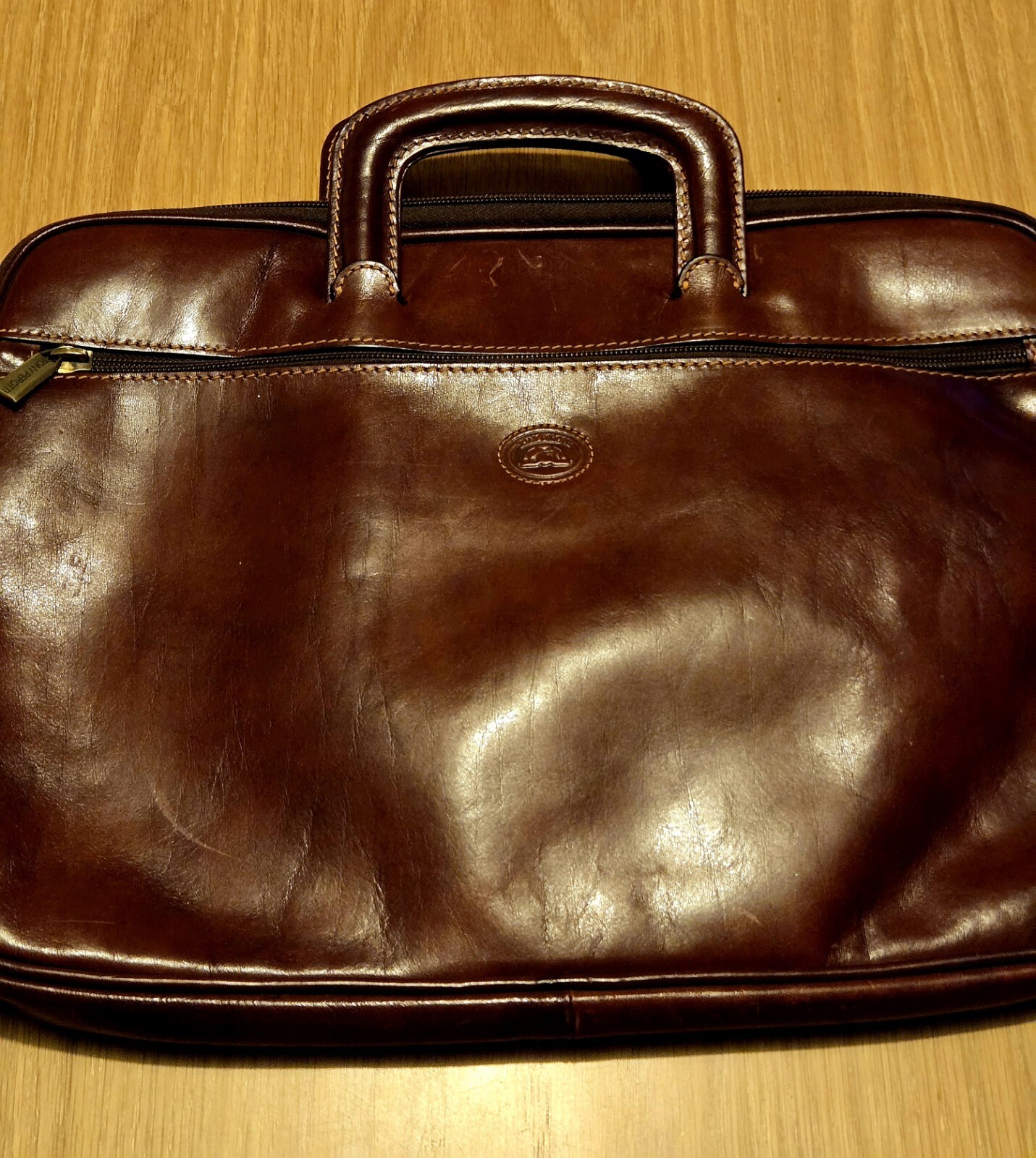 TONY PEROTTI ITALY LEATHER Briefcase