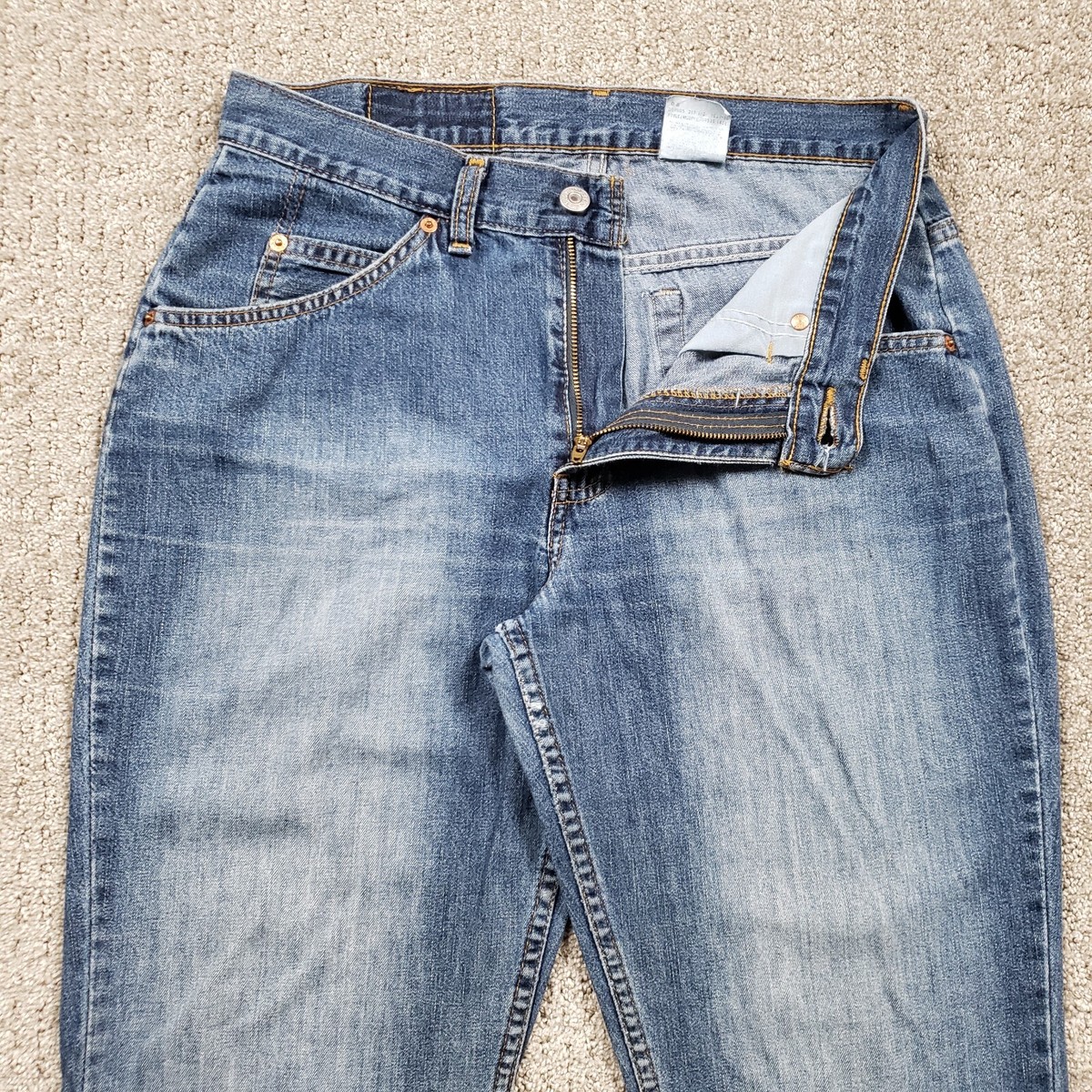 Vintage LEVIS 516 Jeans size 30x31 Blue Bootcut Western Faded 90s