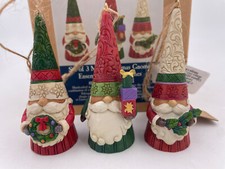 Enesco Jim Shore - Christmas Gnomes, Set of 3 3"  6009186