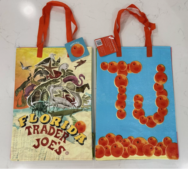 Trader Joe's NEW RARE 💚 FL SC GA STATE SHOPPING REUSABLE ECO