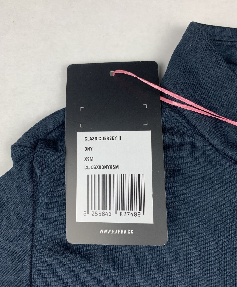 New RAPHA Classic Jersey II Dark Navy Size XS | eBay