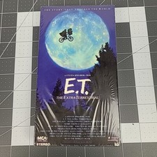 E.T. The Extra Terrestrial VHS Tape Black Green Flap Tape 1982 New Sealed