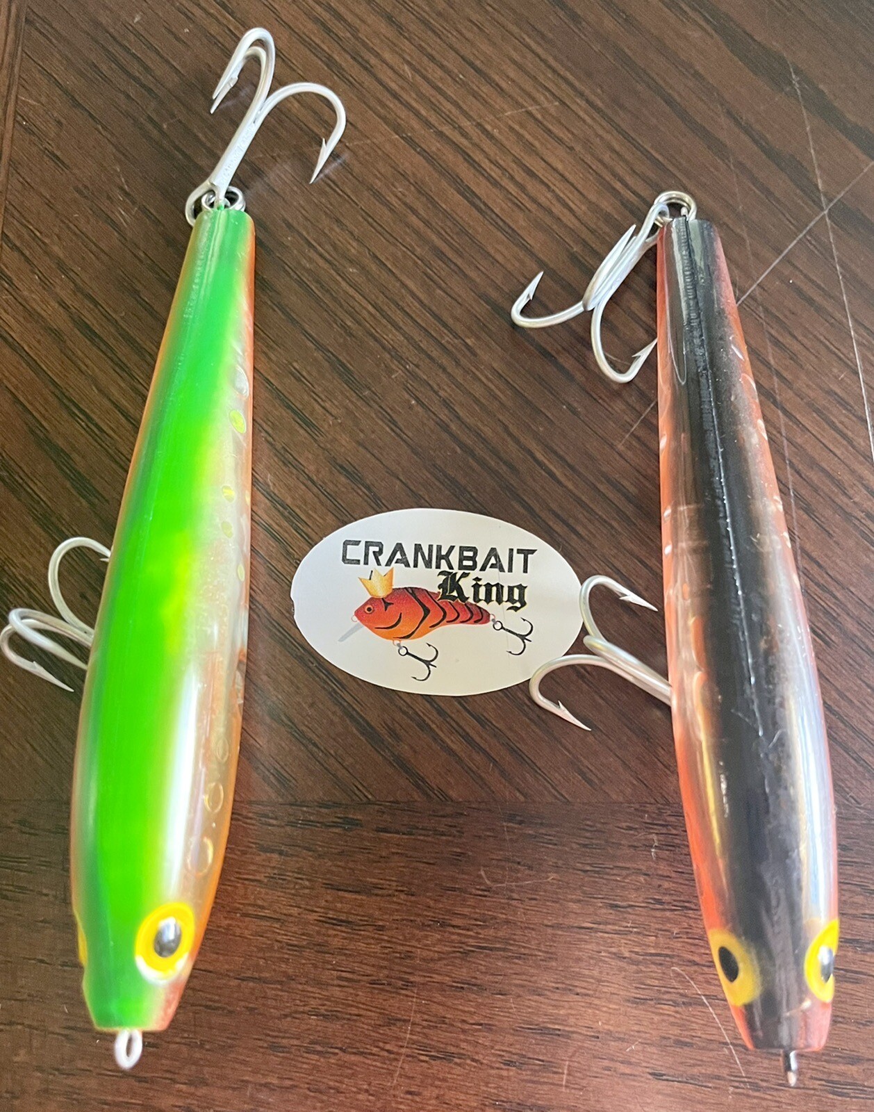 2 Pre Rapala Storm ThunderMac Topwater Lures Prism Flash Thunder Mac Bait - Image 3