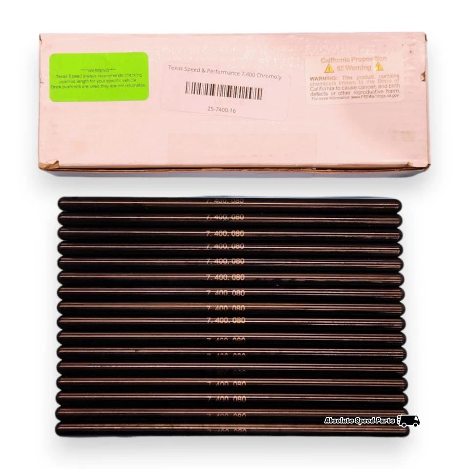 Varillas de empuje cromoly Texas Speed TSP 7,400" para GM LS LS1 LS2 LS3 LQ4 LQ9 5,3 L 6,0 L Foto 4 de 4