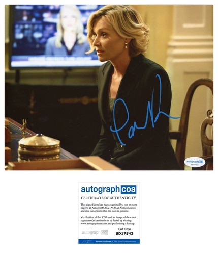 PORTIA DE ROSSI SIGNED SCANDAL ACTRESS MODEL 8x10 PHOTO - ACOA COA