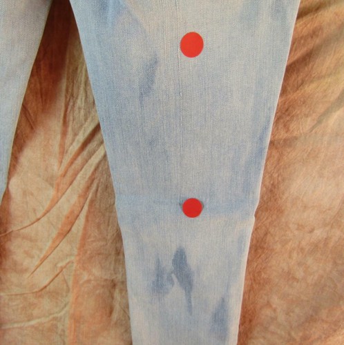 MARCO Jean Le Skinny de Jeanne Redchurch Talla 24 JM4 NUEVO CON ETIQUETAS - Imagen 5 de 9