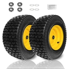 16x6.50-8 Tubeless Lawn Mower Front Tire and Wheel Replacement for John Deere 