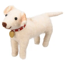 Primitives by Kathy Felt Critter Lab Pup With Collar 454366