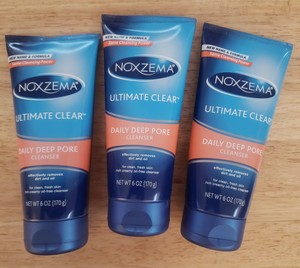 noxzema ultimate clear daily deep pore cleanser