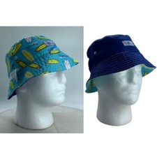 UV Skinz Reversible Adjustable Surfboards Bucket Sun Hat Child 8 Swim Friendly