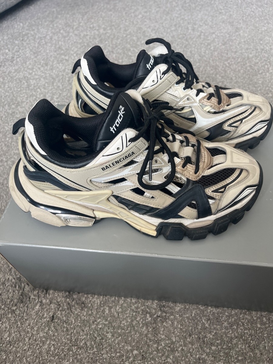 balenciaga track 2 in black beige and white | eBay UK