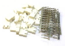 JST-XH 2.5mm Pitch 4 Pin Mal  e Connector Housing Crimp Terminal Pin Parts 100set