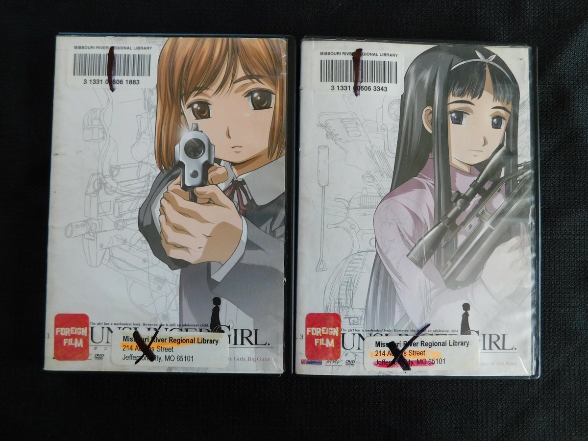 Gunslinger Girl Anime DVDs Lot Vol. 1, 3 Funimation English