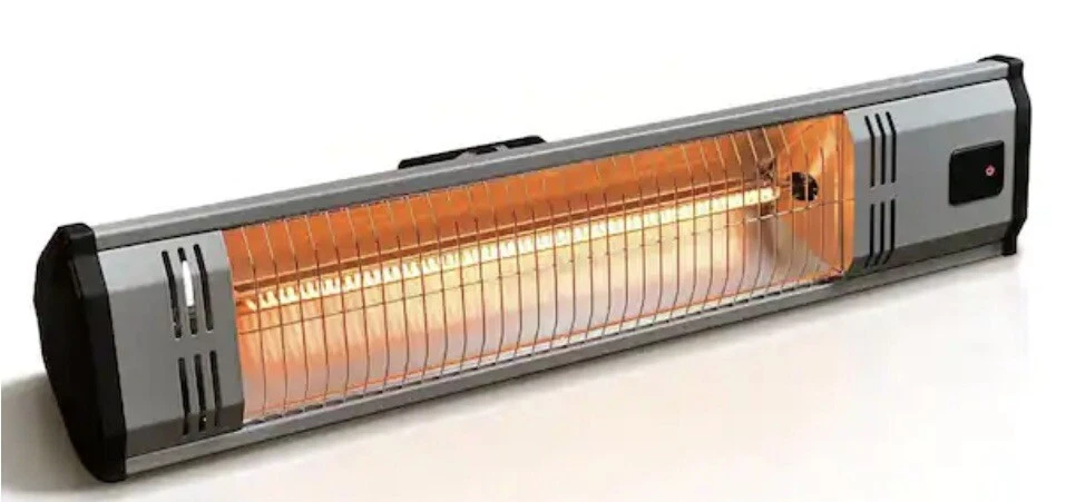 Portable Space Heater 1,500-Watt Electric Outdoor Infrared Quartz w/ Remote  | eBay