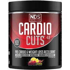 CARDIO CUTS 4.0 Pre-Cardio - Weight Loss Drink Mix - Razz Lemonade (40 Servings)