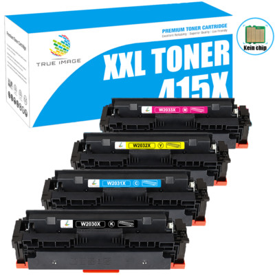 XXL TONER für HP 415A 415X Color LaserJet Pro M454dn MFPM479dw M455dn No Chip