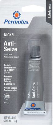 Permatex 77134 Nickel Anti Seize Lubricant, 0.5 Oz Tube