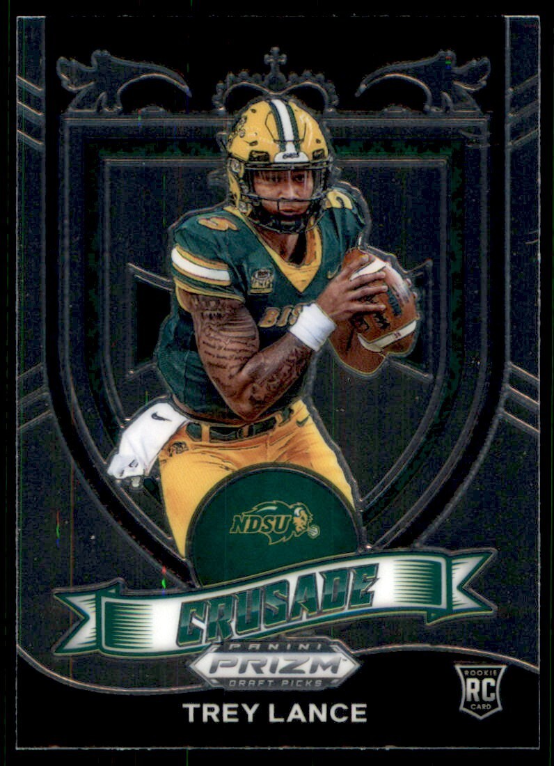 Trey Lance 2021 Panini Prizm Draft Picks CRUSADE 49ers #164