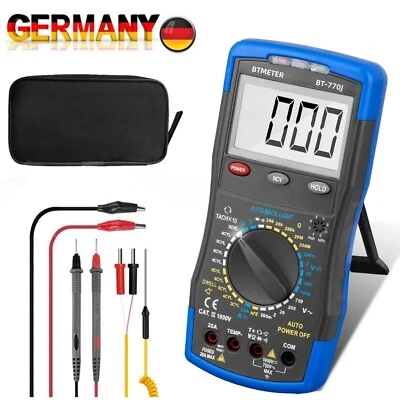 Digital Multimeter Messgerät Motoranalysator AC DC Volt Dwell RPM Tachmeter NCV - Bild 1 von 4
