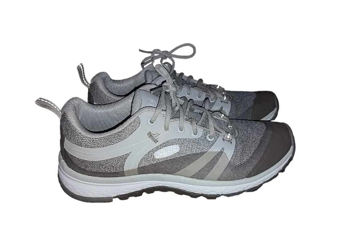 Keen Hush Knit CNX sneaker donna 6 beige panna maglia punta superiore leggera