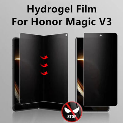 Anti-Glare Privacy Hydrogel Film For Honor Magic V5 V3 Anti-Spy Screen Protector
