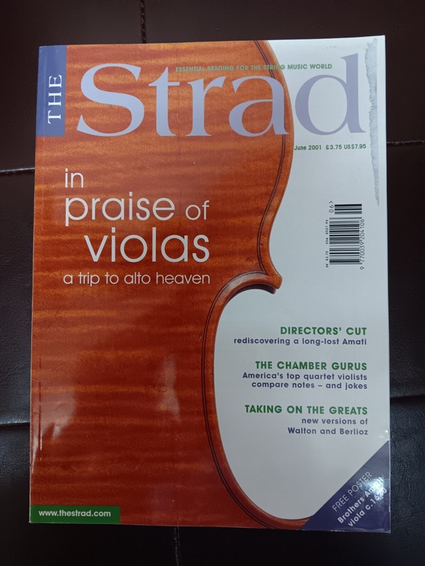 The Strad Magazine - June 2001 - In Praise of Violas: A Trip to Alto Heaven