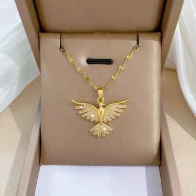 Elegant Phoenix Pendant Necklace Angel Wings Anniversary Gift | eBay