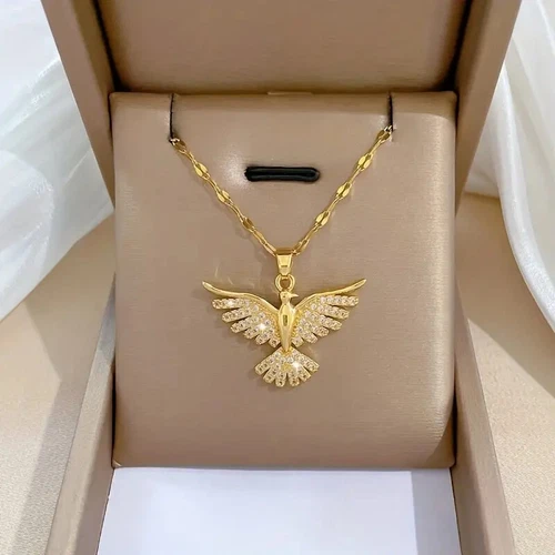 Elegant Phoenix Pendant Necklace Angel Wings Anniversary Gift | eBay Elegant Phoenix Pendant Necklace Angel Wings Anniversary Gift | eBay