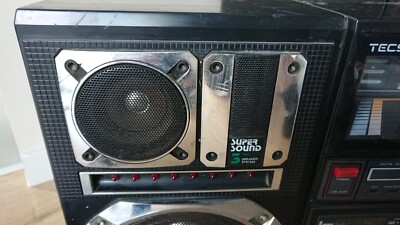 Rare Huge Tecsonic J-1 Super Jumbo Karaoke Boombox 10 EQ Stereo
