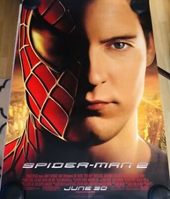 SPIDER-MAN 2 Original Movie Poster DS 27x40 MINT Marvel Tobey Maguire Sam Raimi