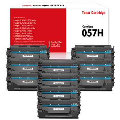 057 for Canon 057H Toner ImageCLASS MF448dw LBP227dw LBP226dw High Yield Lot
