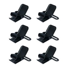 2 Inch Suspender Clips Heavy Duty Suspender Clips Metal Holder Fasteners Blac...
