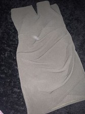 Pretty Little Thing Sleevess Khaki Dress Size 8