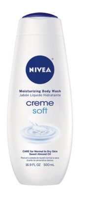 NIVEA Crème Soft Moisturizing Body Wash 16.9oz