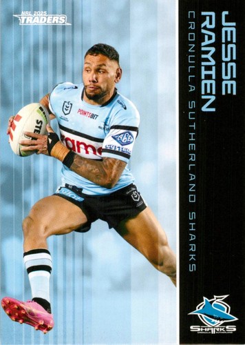 2025 Cronulla Sharks NRL TLA Traders Card - Jesse Ramien - Picture 1 of 3
