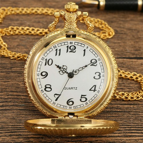 Retro Masonic Freemason Quartz Pocket Watch for Men Women Necklace FOB Chain - Picture 8 of 12