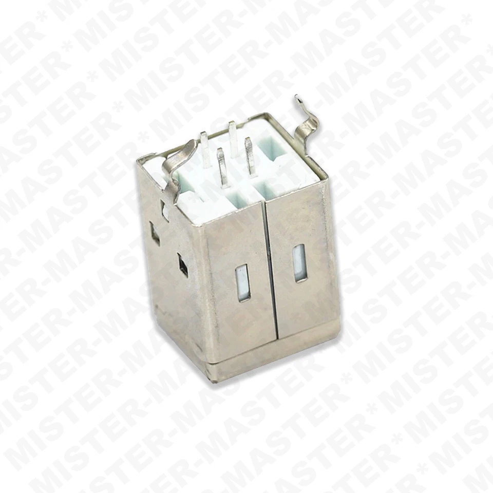 CONNETTORE USB 2.0 TIPO B FEMMINA 4 PIN 180° A SALDARE PCB THT - Immagine 2 di 3