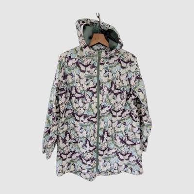 Marks And Spencer Sz M M&S Collection Lightweight Rain Jacket Butterfly Cagoule