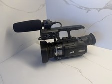 JVC GY-HM100U ProHD 3CCD Camcorder w/ Microphone, 3 Batteries Charger