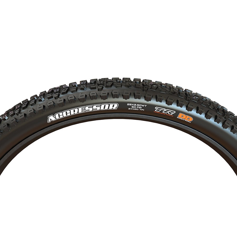 Maxxis Aggressor MTB Tire 26in 2.3 Black Tubeless Ready